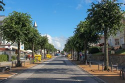Einkaufsstraße von Zinnowitz