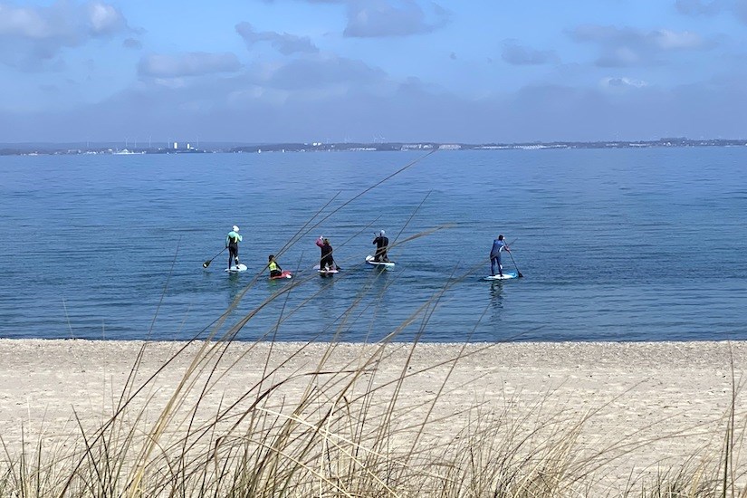 Stand-Up-Paddling in Niendorf