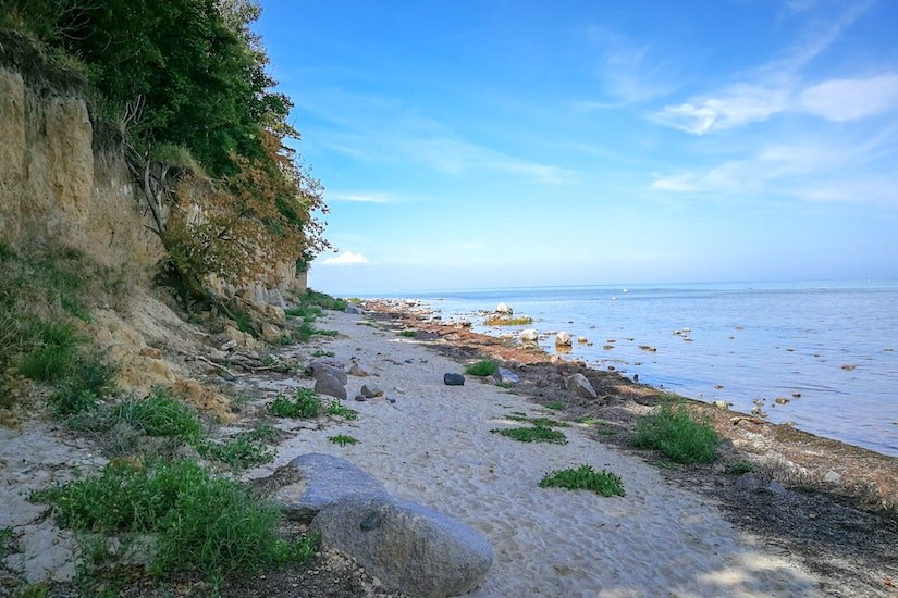 Blick auf den Gollwitzer Strand auf der Insel Poel