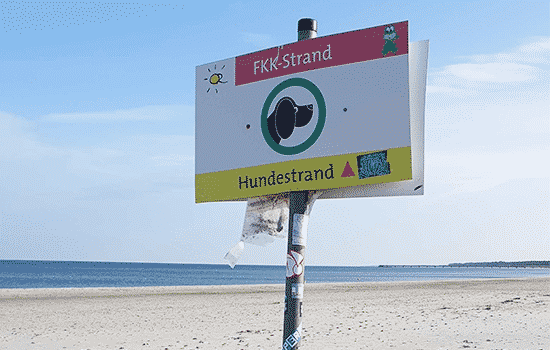 Übersichtskarte der FKK-Strände an der Ostsee - Ostsee24.de