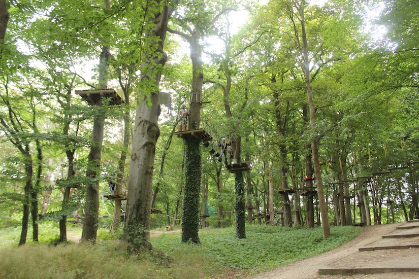 Hochseilgarten an der Ostsee